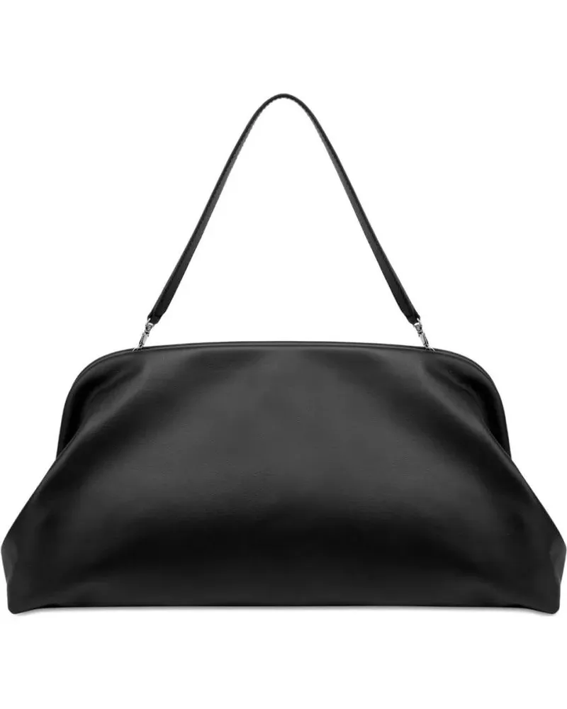 Alberta Ferretti Hobo Bags Elongated Handbag With Gathered Silhouette schwarz Schwarz