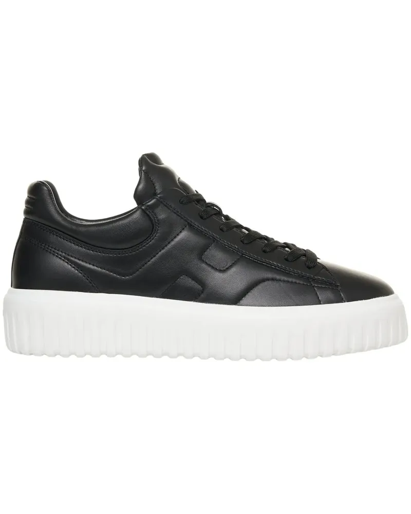 Hogan Low-Top Sneaker Sneakers 'H-Stripes' schwarz Schwarz