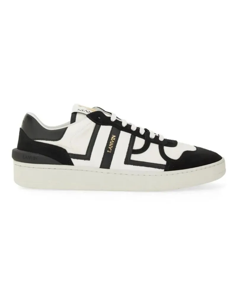 Lanvin Low-Top Sneaker "Clay" Calf Leather Accents Sneakers weiß Weiß
