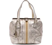 Crossbody Bags Metallic ssima Web Treasure Handbag silberfarben