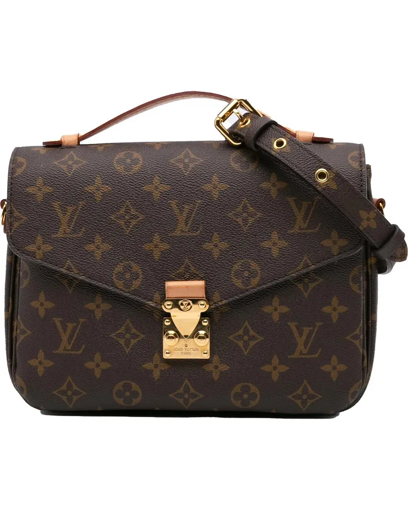 Louis Vuitton Crossbody Bags 2020 Monogram Pochette Metis braun Braun