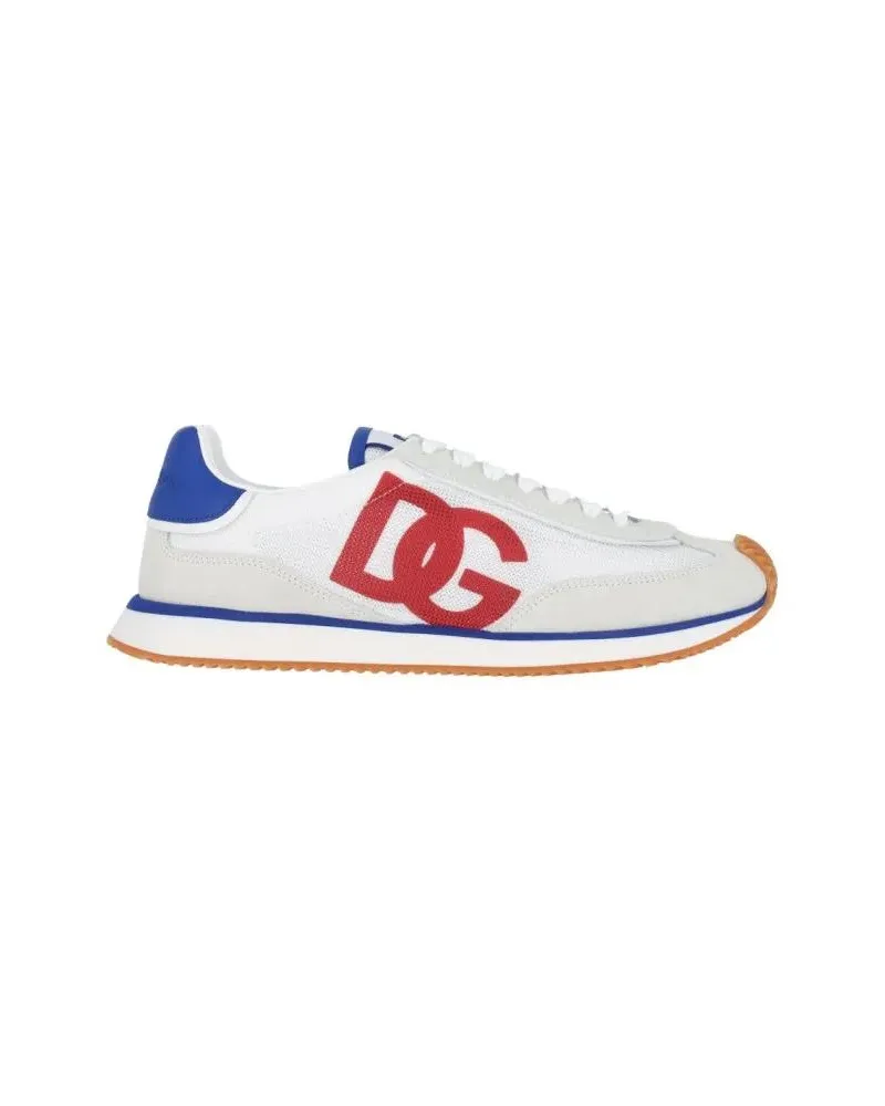 Dolce & Gabbana Low-Top Sneaker "Dg Cushion" Sneakers – White weiß Weiß