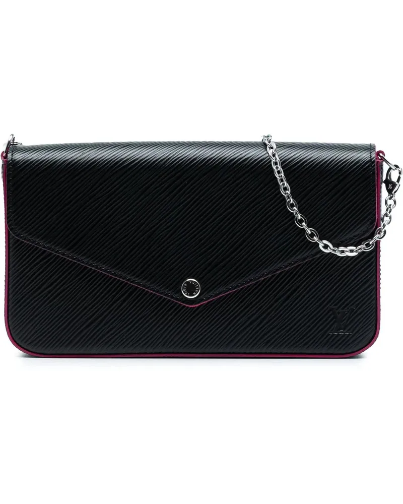 Louis Vuitton Hobo Bags Epi Pochette Felicie schwarz Schwarz