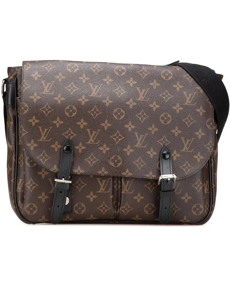 Louis Vuitton Hobo Bags Monogram Macassar Christopher Messenger braun Braun