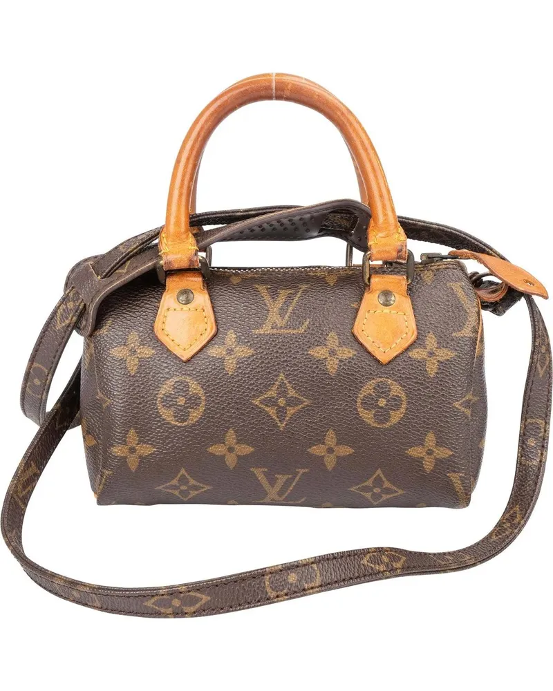 Louis Vuitton Crossbody Bags  Canvas Monogram Mini Speedy Handbag braun Braun