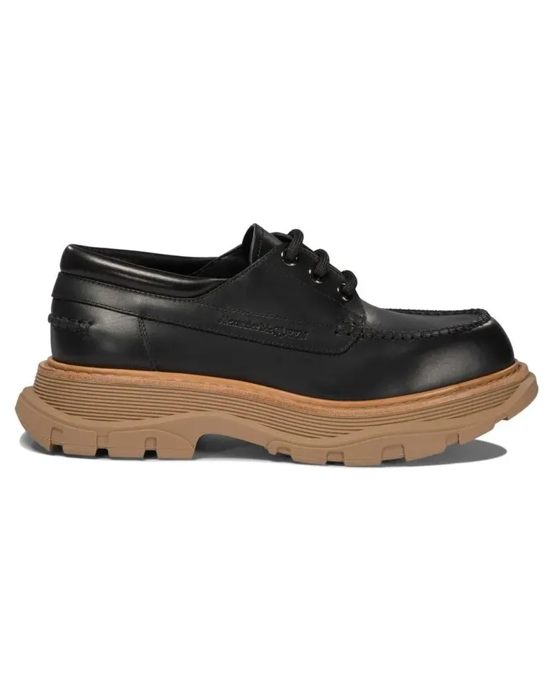 Alexander McQueen Lace Up" Shoes schwarz Schwarz