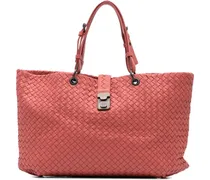 Shopper Medium Nappa Intrecciato Capri Tote rot