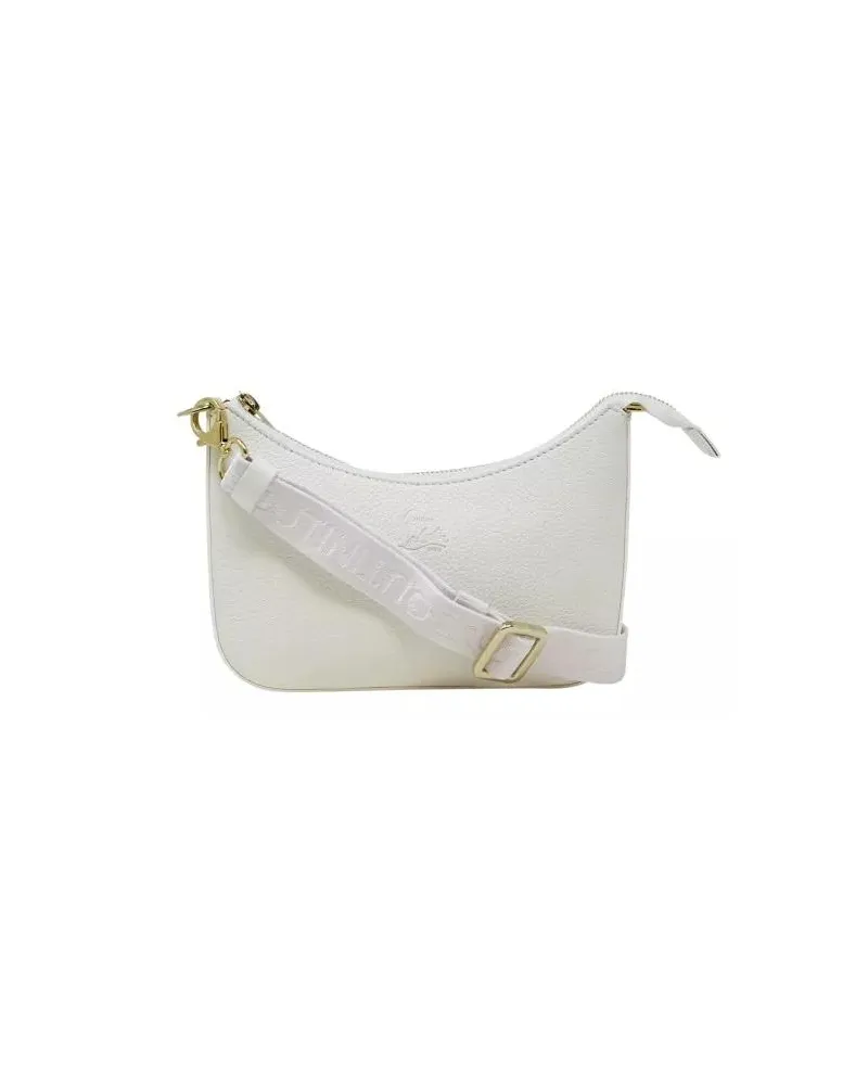 Christian Louboutin Hobo Bags White Leather Loubila Chain Minibag weiß Weiß