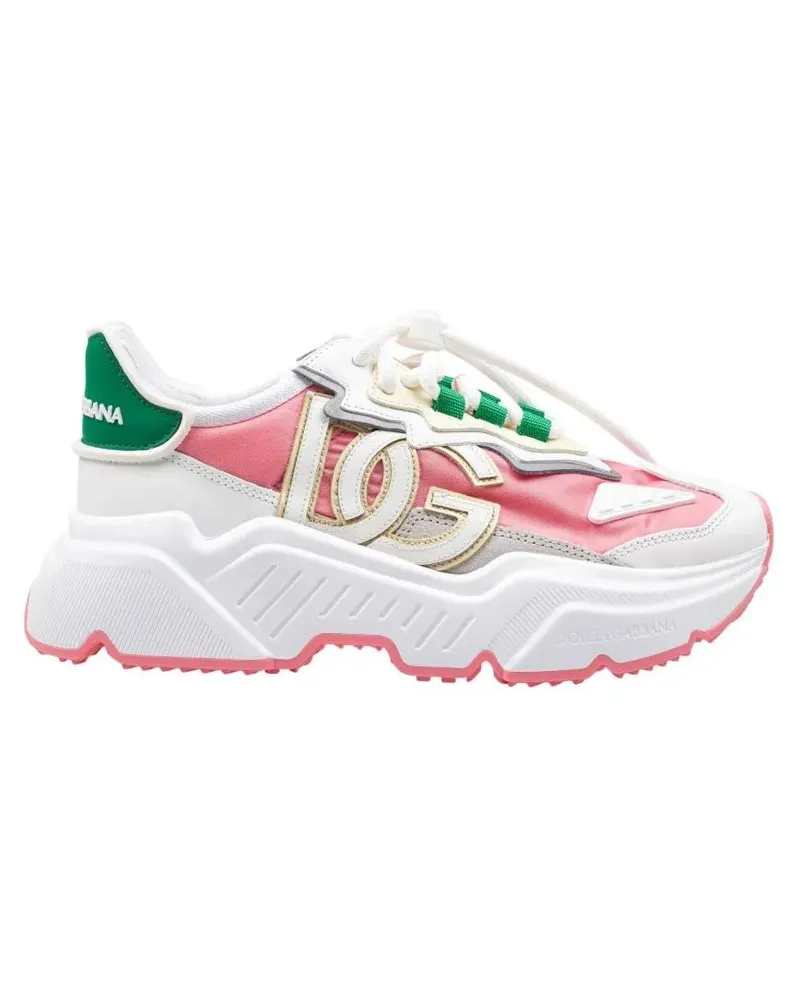 Dolce & Gabbana Low-Top Sneaker Dynamic Daymaster Sneakers In Nylon And Calfskin weiß Weiß