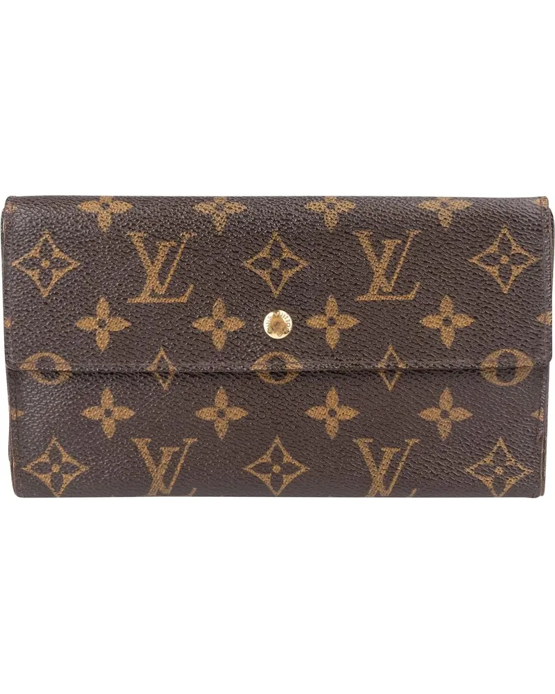Louis Vuitton Portemonnaie  Canvas Monogram Sarah Wallet braun Braun
