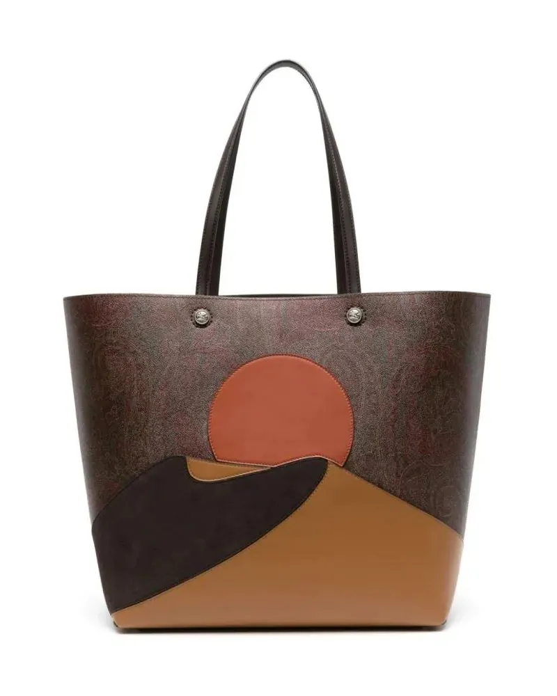 Etro Shopper & Totes Paisley-Print Essential Maxi Tote Bag braun Braun