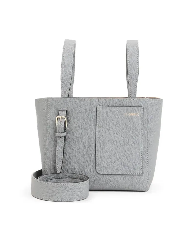 Valextra Beuteltaschen Niagara Bucket Mini Bag blau Blau