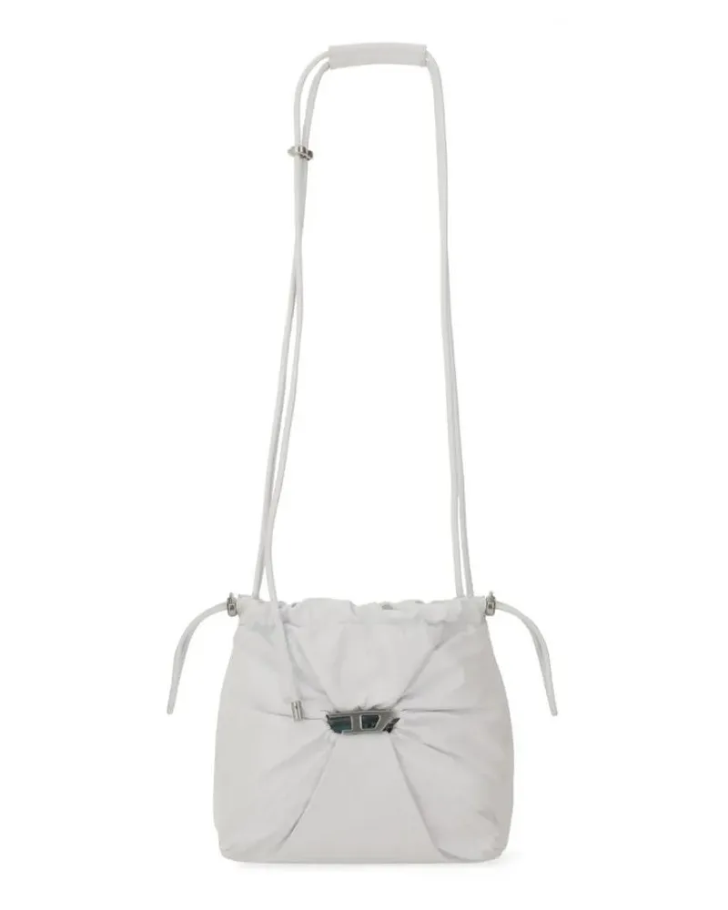 Diesel Beuteltaschen "Scrunch-D" Bucket Bag weiß Weiß