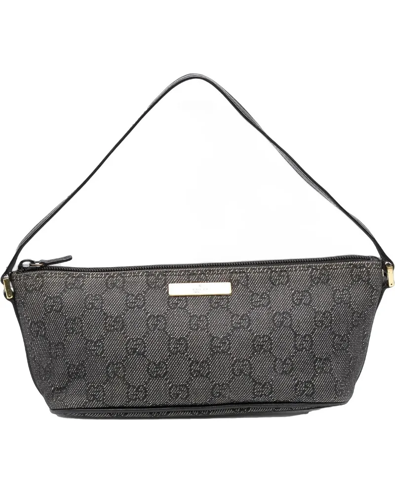 Gucci Hobo Bags GG Denim Boat grau Grau
