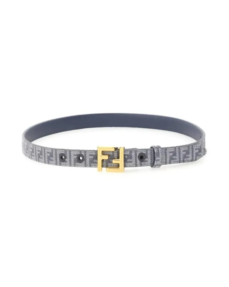 Fendi Gürtel Ff Belt blau Blau