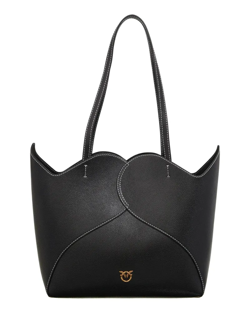 Pinko Shopper Heart Tote schwarz Schwarz