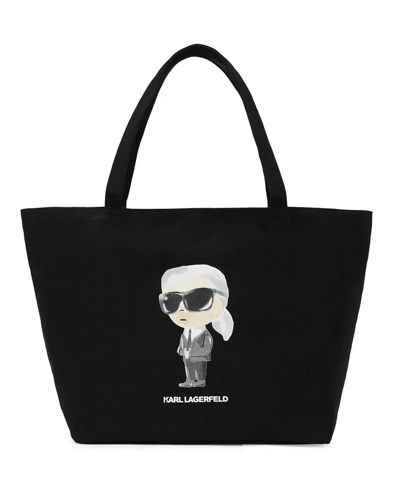Karl Lagerfeld Shopper IKON AQUARELL-SHOPPER schwarz Schwarz