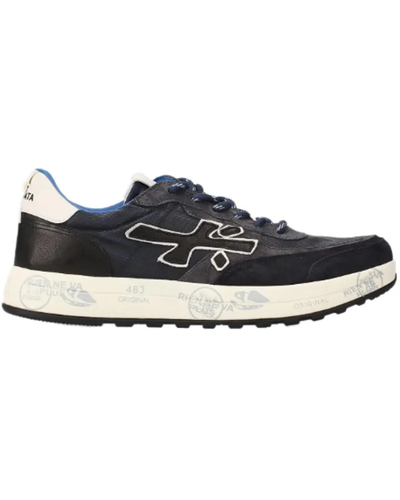 Premiata Low-Top Sneaker Sneakers Blue grau Grau