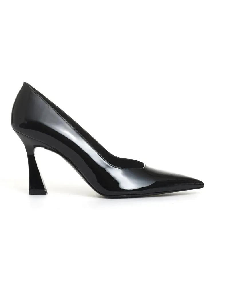Stuart Weitzman Hohe Schuhe Pump Vernice Black Tacco 85 Mm schwarz Schwarz