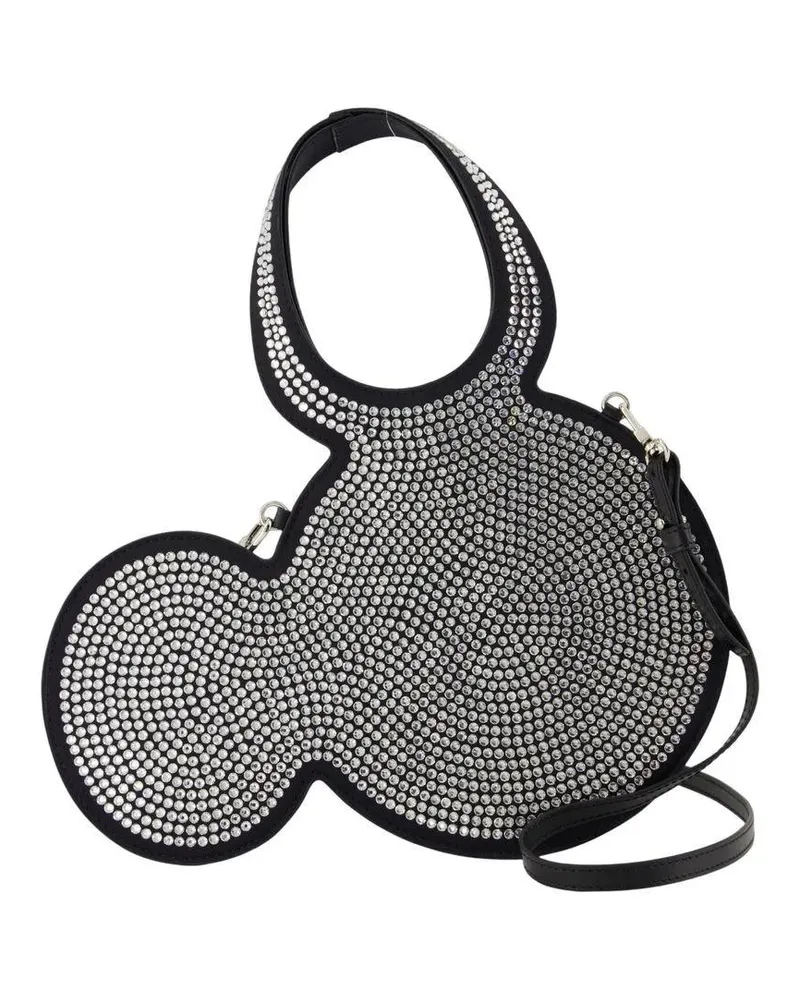 COPERNI Hobo Bags Mini Shoulder Bag With Stylized Mouse Head Design schwarz Schwarz