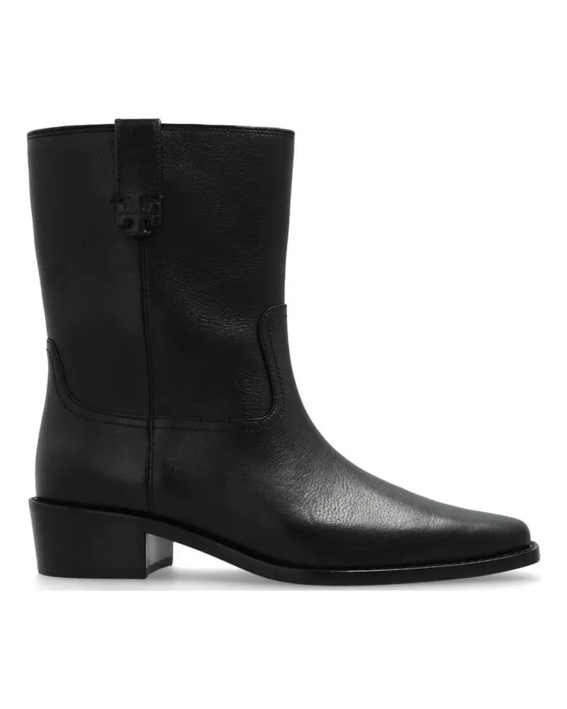 Tory Burch Stiefel Black City Western Ankle Boot schwarz Schwarz