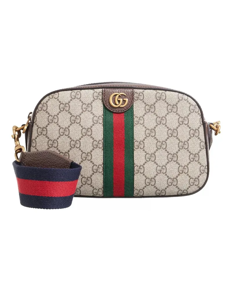 Gucci Crossbody Bags Small Ophidia GG Shoulder Bag Braun