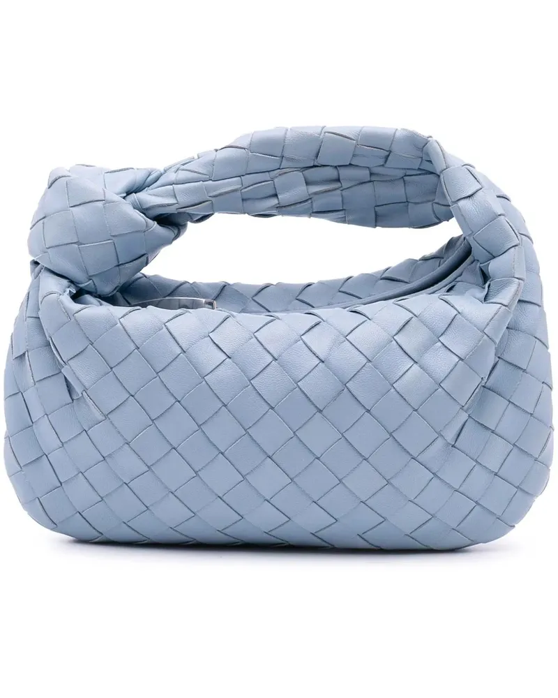 Bottega Veneta Hobo Bags Mini Nappa Intrecciato Jodie blau Blau