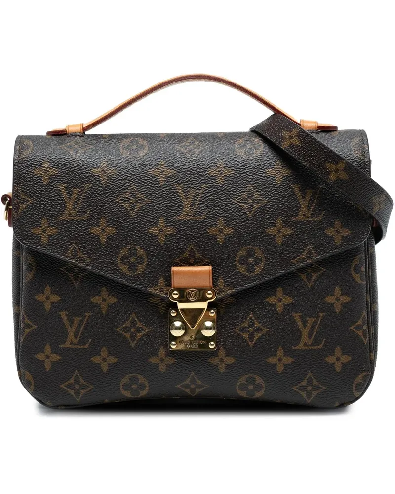 Louis Vuitton Hobo Bags Monogram Pochette Metis braun Braun