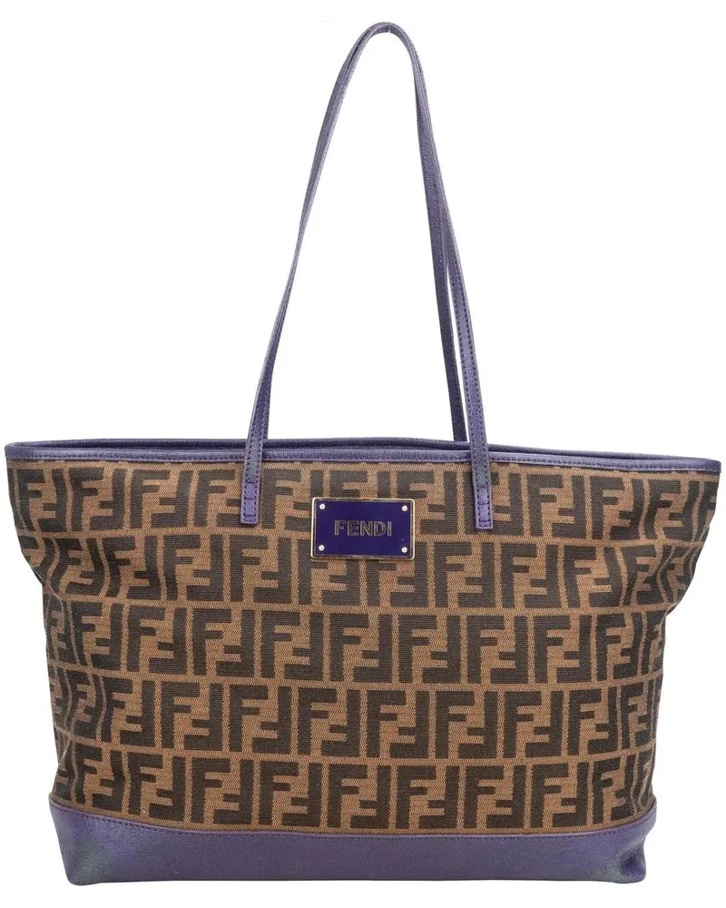 Fendi Crossbody Bags  FF Monogram Zucca Shopper Bag bunt Bunt