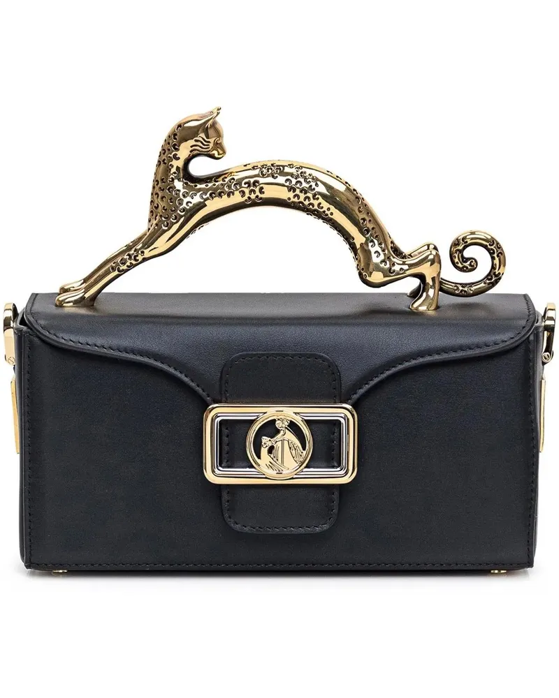 Lanvin Hobo Bags Borsa Pencil nano Cat schwarz Schwarz