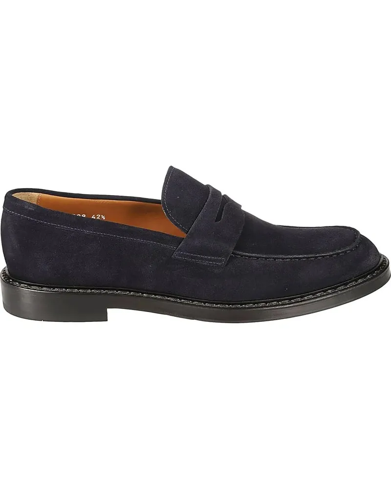 Doucal´s Low-Top Sneaker Penny Loafers Blue blau Blau