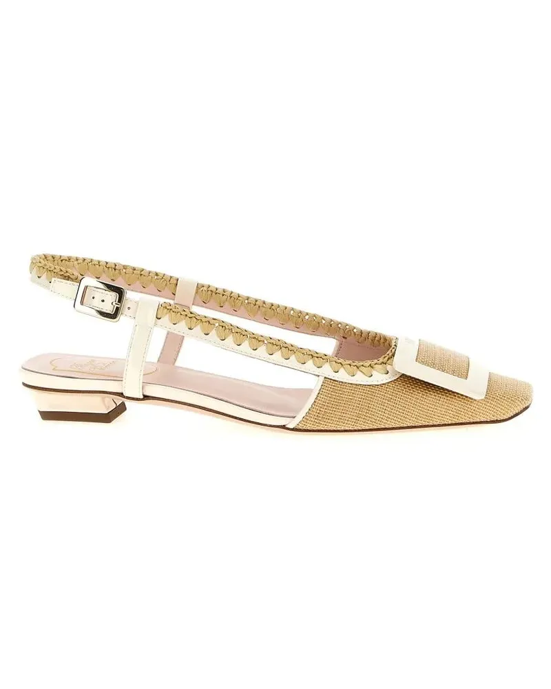 Roger Vivier Hohe Schuhe 'Belle Vivier' Slingback beige Beige