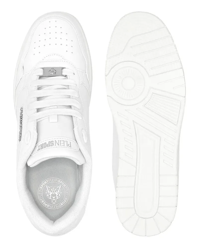 Philipp Plein Low-Top Sneaker Sneaker Tiger.x weiß Weiß
