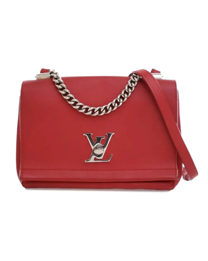 Louis Vuitton Hobo Bags 2015 Leather Lockme II BB rot Rot