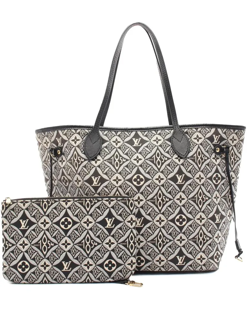 Louis Vuitton Shopper Monogram Jacquard Since 1854 Neverfull MM schwarz Schwarz