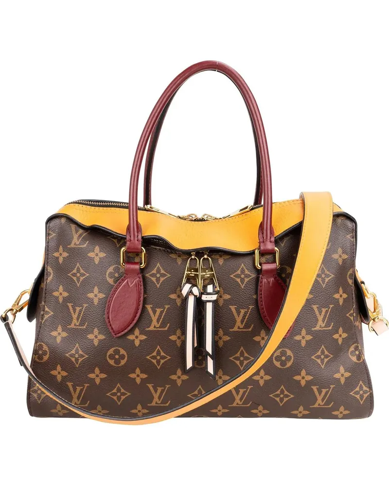 Louis Vuitton Crossbody Bags  Canvas Monogram Saffron Tuileries Ha braun Braun