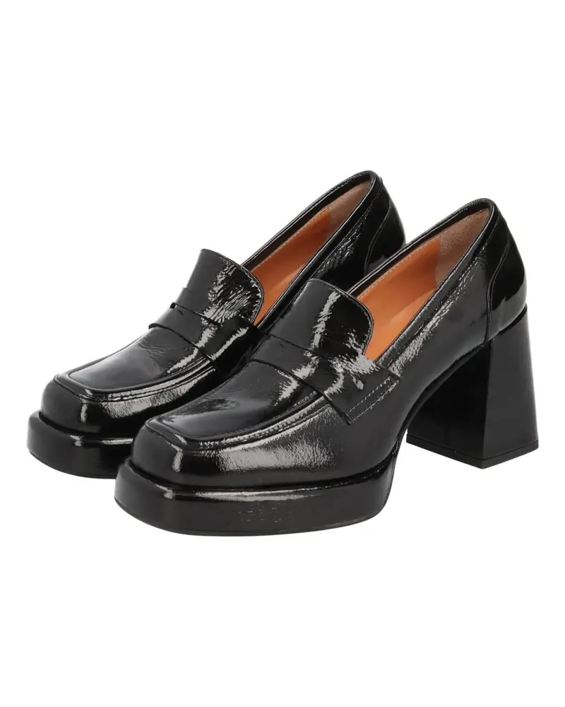 Thea Mika Slipper & Pantoletten Penny-Loafer schwarz Schwarz