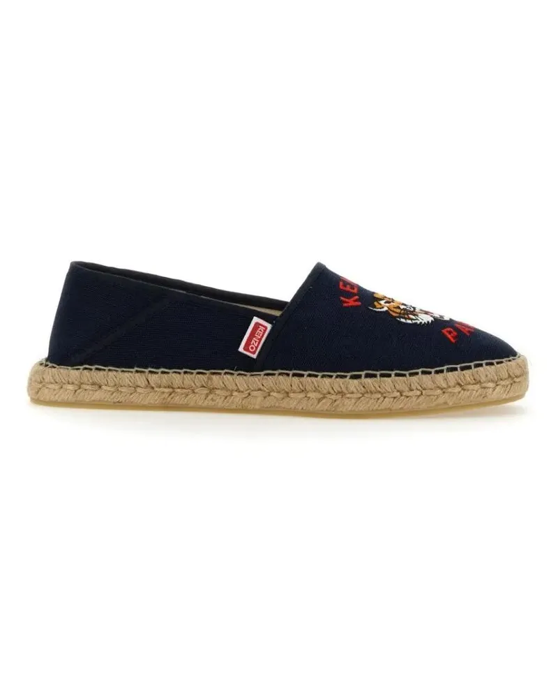 Kenzo Low-Top Sneaker Espadrille With Logo schwarz Schwarz