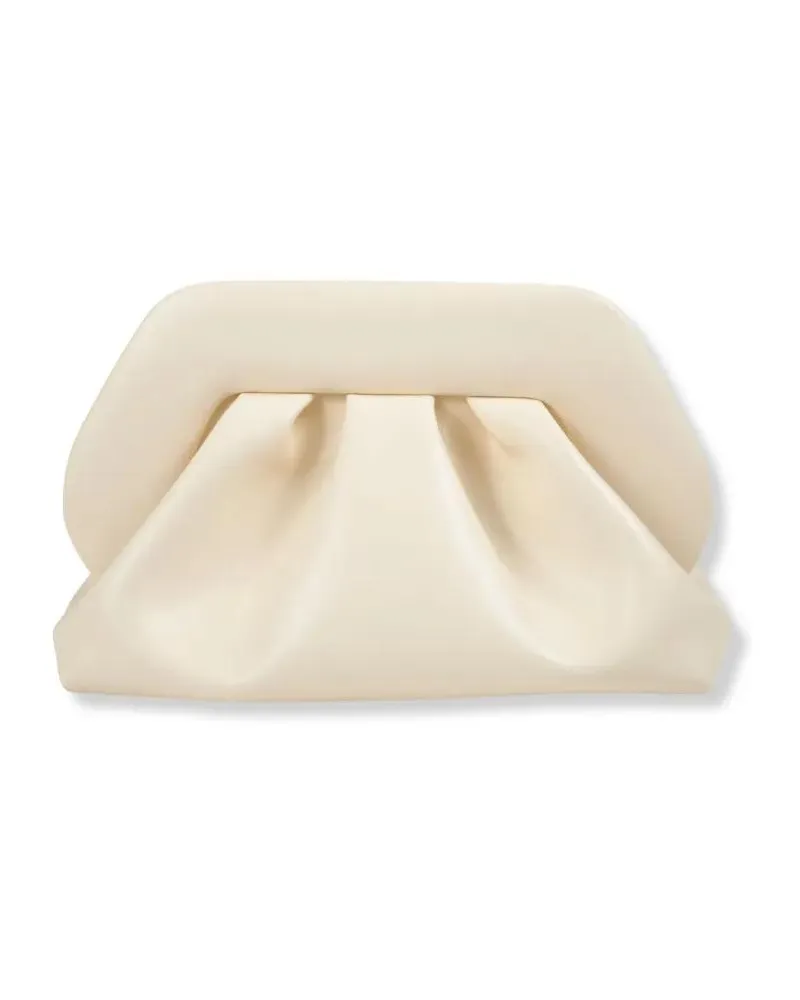 THEMOIRÈ Shopper & Totes Structured Vegan Fabric Tote With Minimalist Desig beige Beige