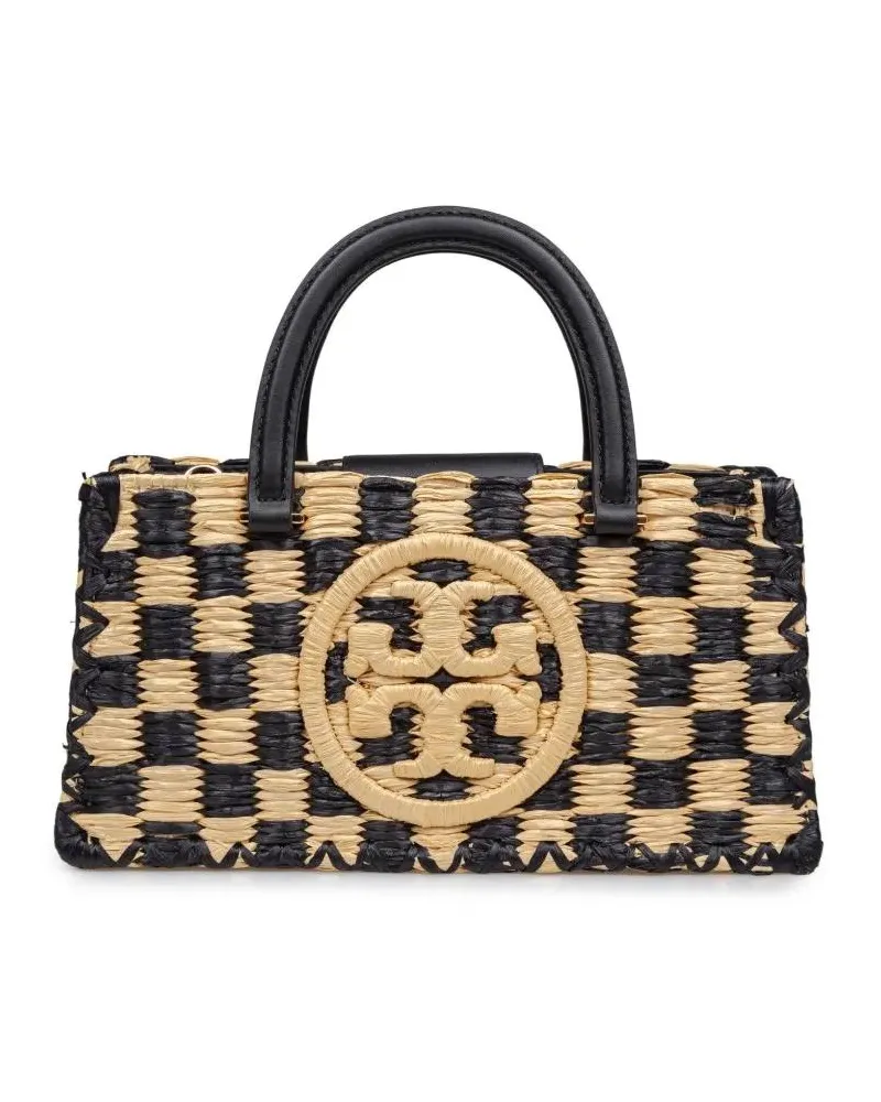 Tory Burch Hobo Bags Ella East-West Crocheted Handbag braun Braun