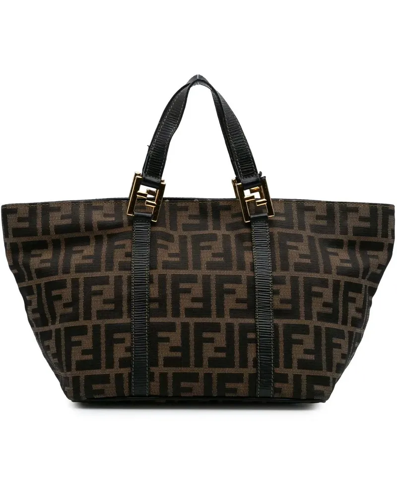 Fendi Shopper Zucca Canvas Tote braun Braun