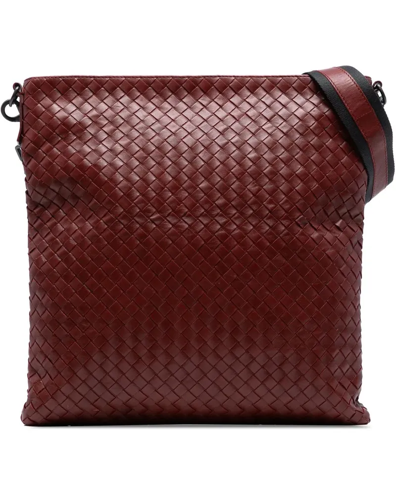 Bottega Veneta Hobo Bags Nappa Intrecciato Crossbody rot Rot