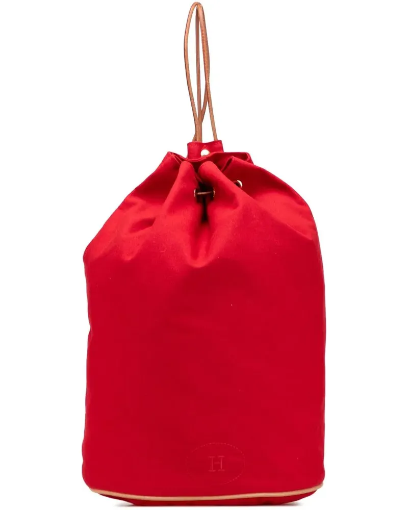 Hermès Rucksäcke Polochon Mimile rot Rot