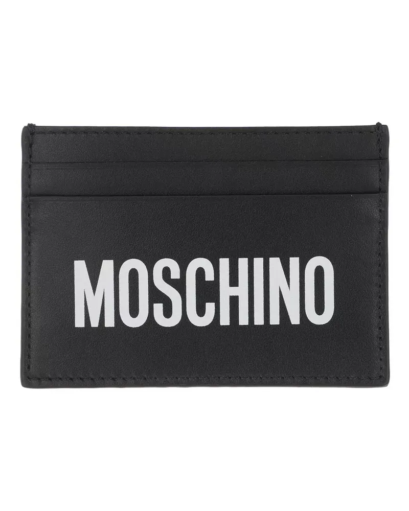 Moschino Portemonnaies Portafoglio schwarz Schwarz
