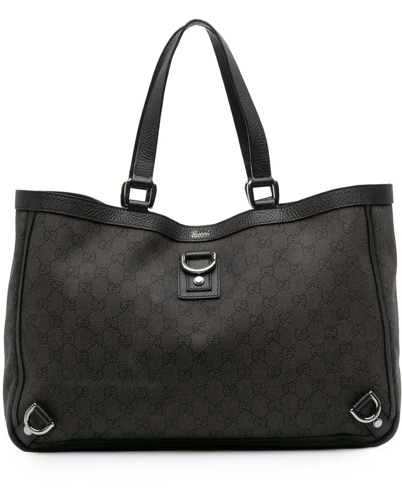 Gucci Shopper GG Canvas Abbey D Ring Tote schwarz Schwarz