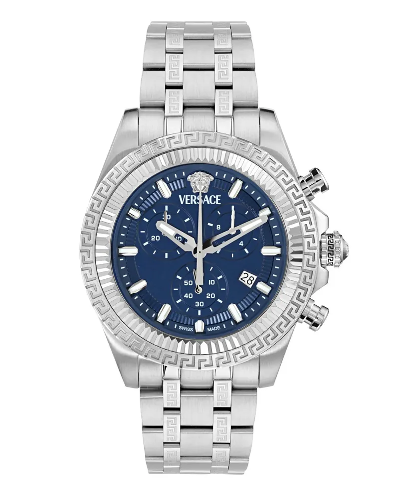 Versace Uhren Quarz-Chronographenuhr  Fornax silver Silber