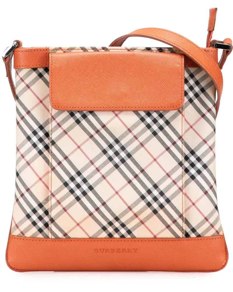 Burberry Hobo Bags Nova Check Canvas Crossbody braun Braun