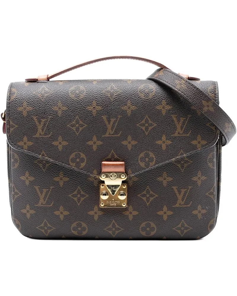 Louis Vuitton Hobo Bags Monogram Pochette Metis braun Braun