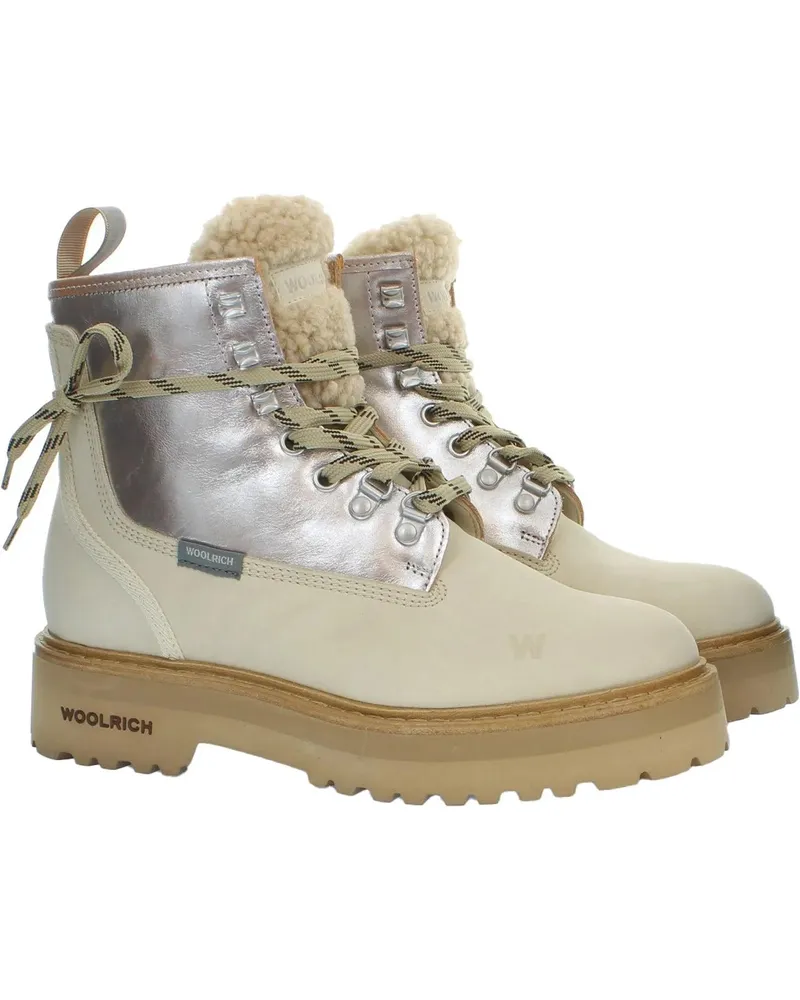 Woolrich Stiefel Boots Pannaargento weiß Weiß