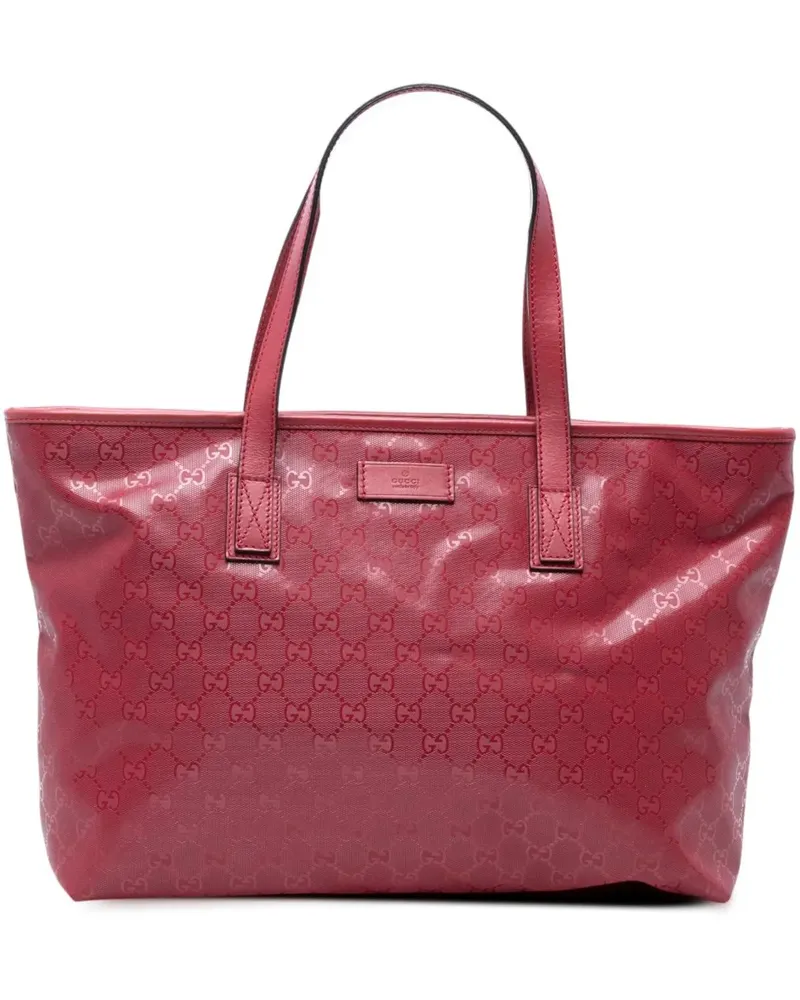 Gucci Shopper Medium GG Imprime Tote rot Rot